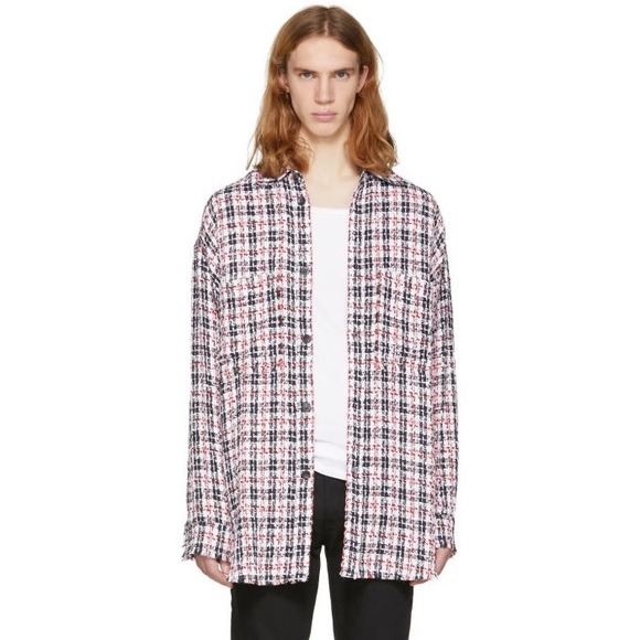 Faith Connexion Oversized Tweed Over Shirt Jacket - Picture 2 of 8